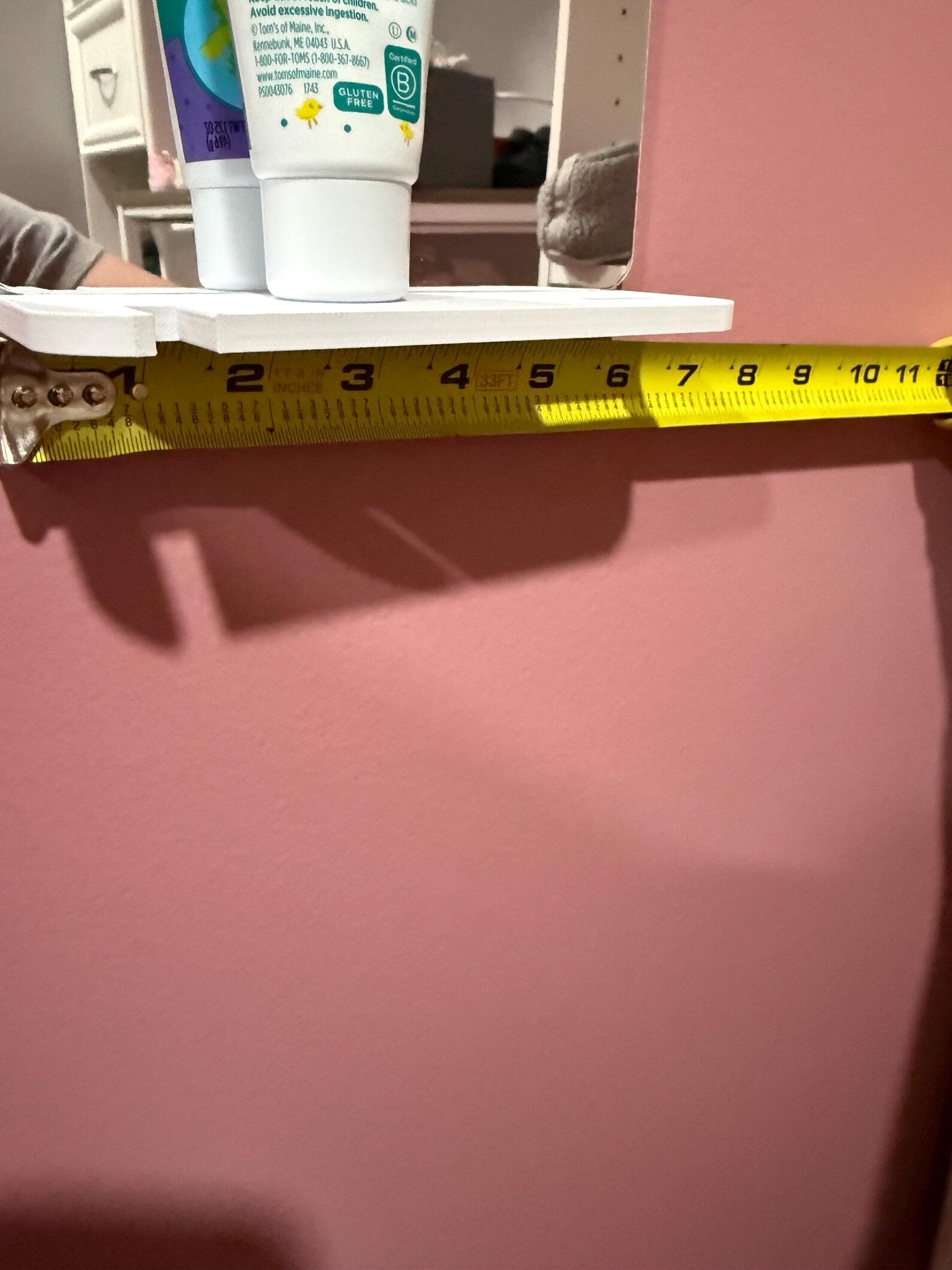 Montessori Toddler Self-Care Station: Kid's Bathroom Organizer with Mirror